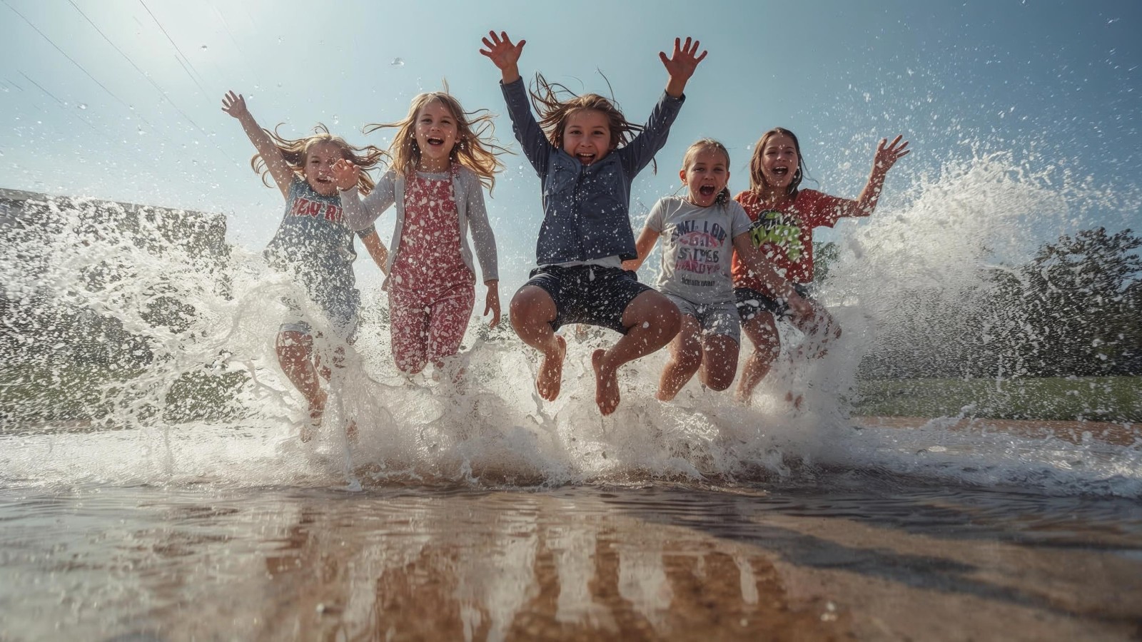 For a fleeting moment, the world is nothing but sky, water, and wild, unfiltered laughter. There is magic in the jump, the in...